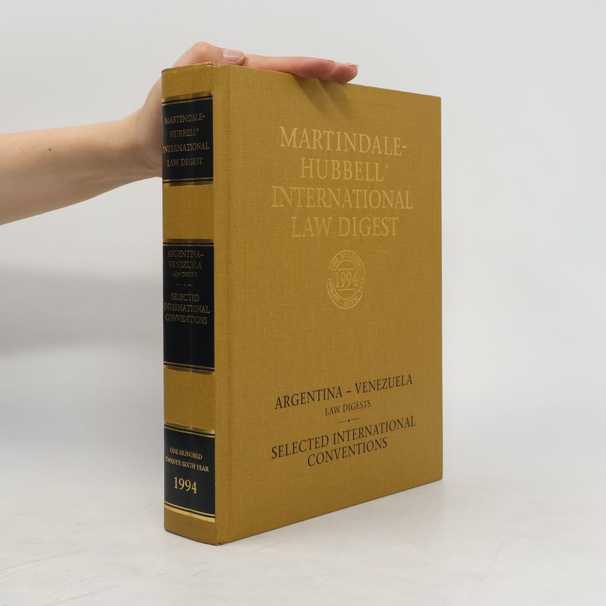 Autorenkollektiv Martindale-Hubbell International Law Digest