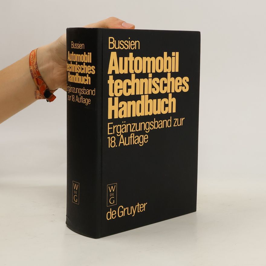 Richard Bussien Automobiltechnisches Handbuch