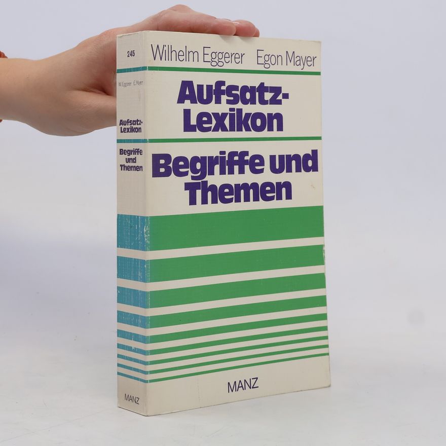 Wilhelm Eggerer Aufsatzlexikon