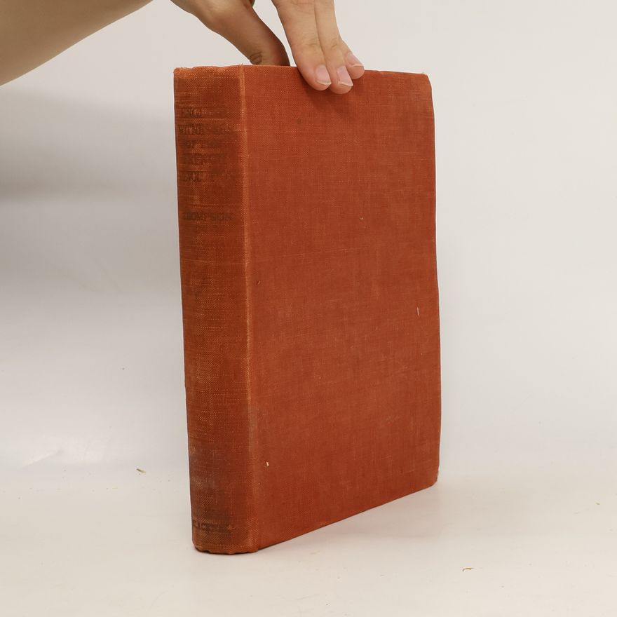 James Matthew Thompson English Witnesses of the French Revolution