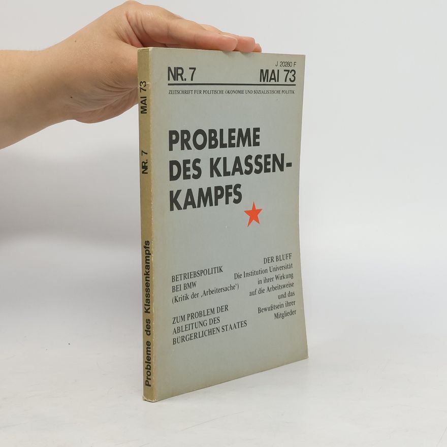 Kolektiv autorů Probleme des Klassenkampfs 7