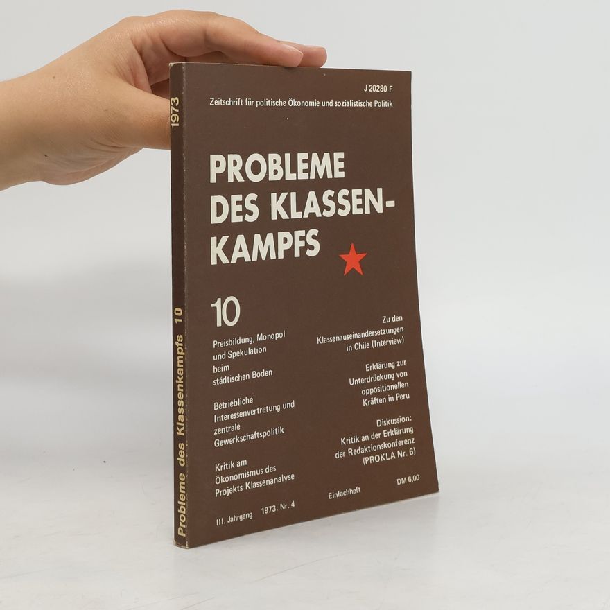 Kolektiv autorů Probleme des Klassen-kampfs 10