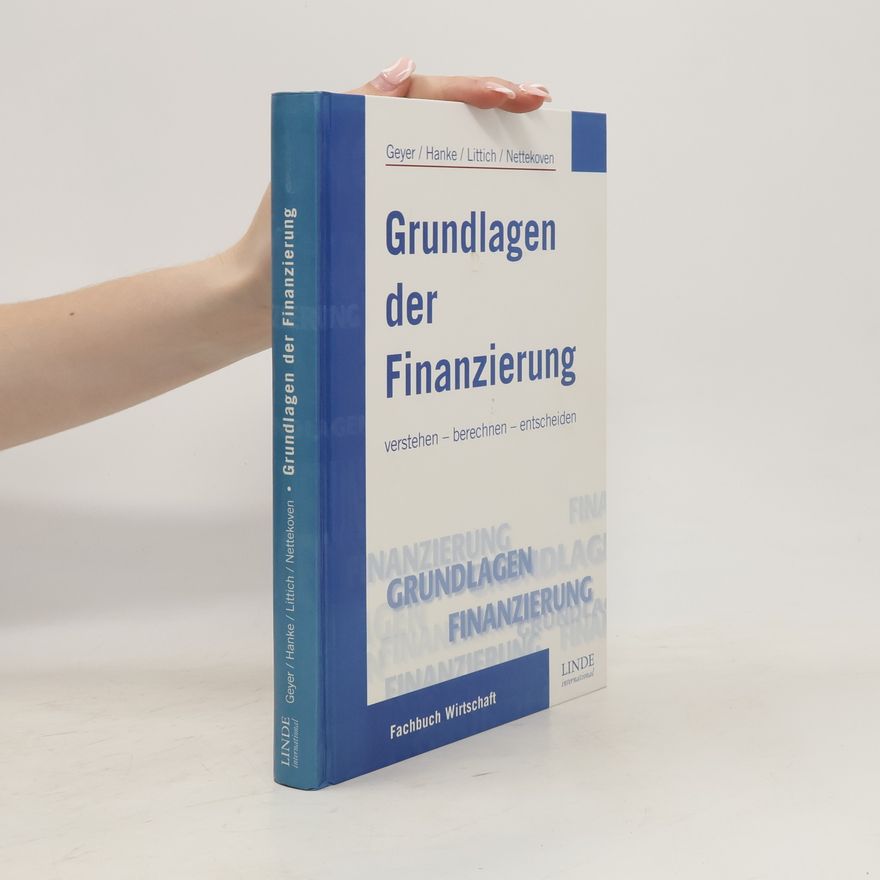 Alois Geyer Grundlagen der Finanzierung