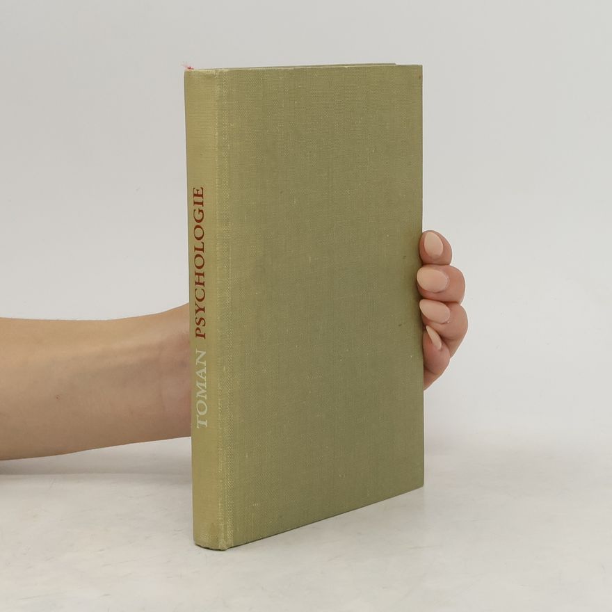 Walter Toman Kleine Einführung in die Psychologie
