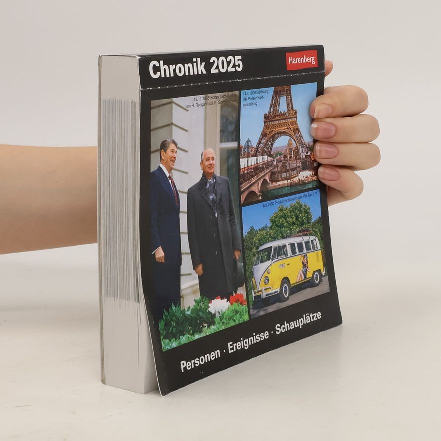 Berthold Budde Chronik Tagesabreißkalender 2025 - Kulturkalender - Personen, Ereignisse, Schauplätze
