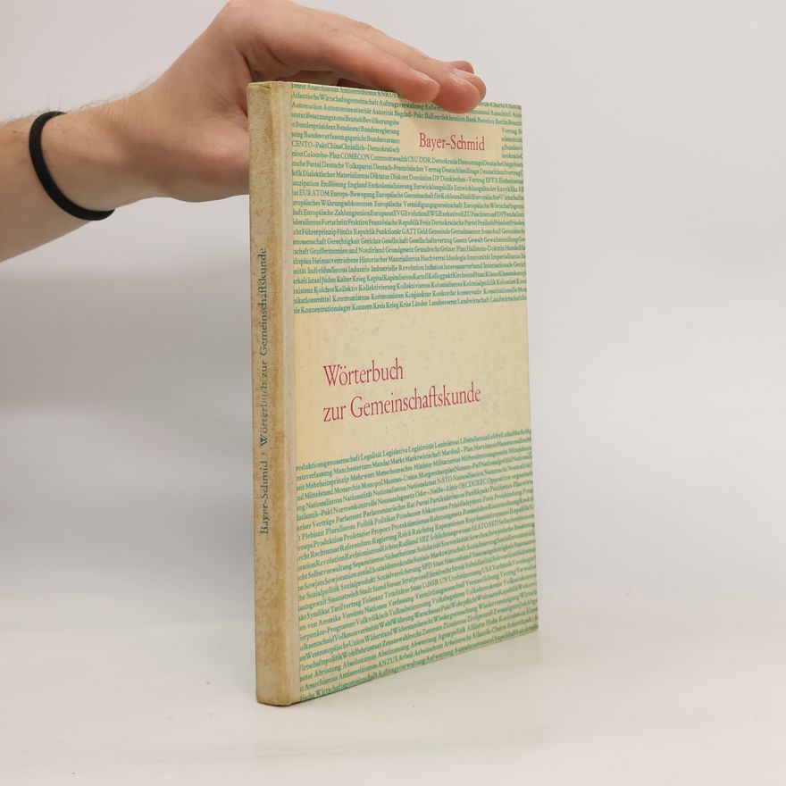 Heinz Dieter Schmid Wörterbuch zur Gemeinschaftskunde