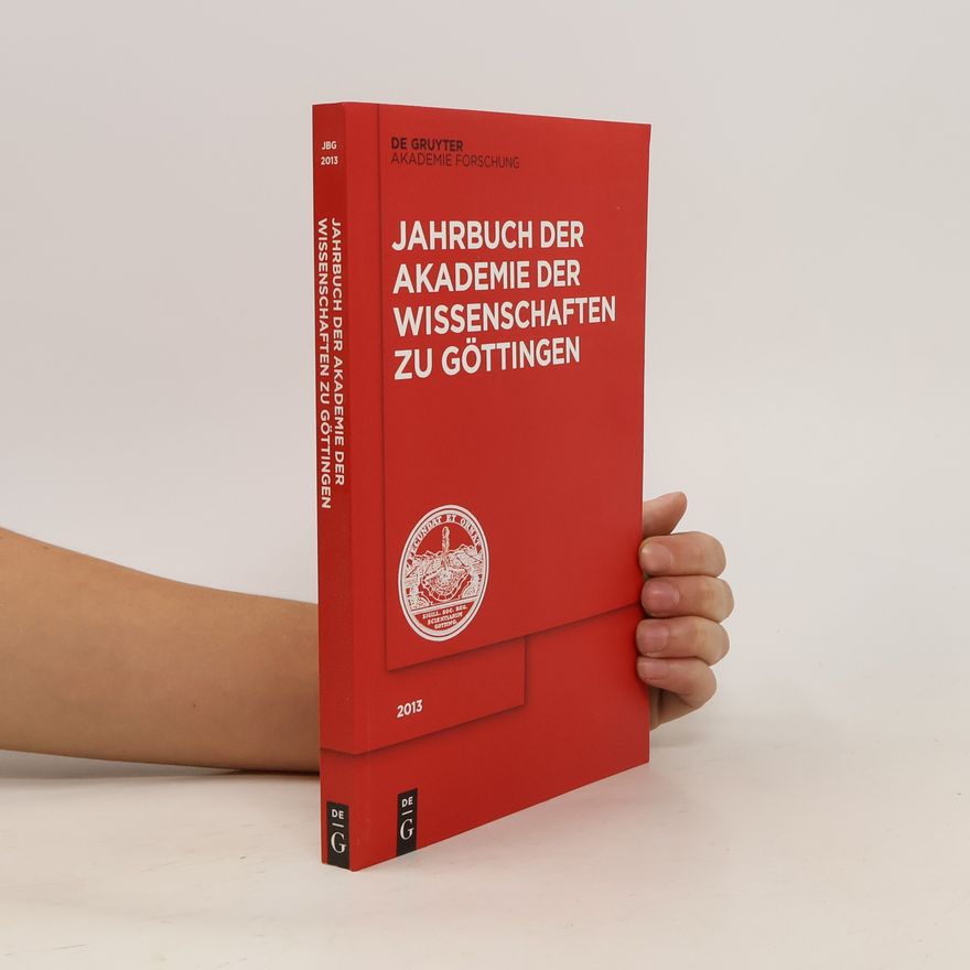 AA.VV. Jahrbuch der Akademie der Wissenschaften in Göttingen
