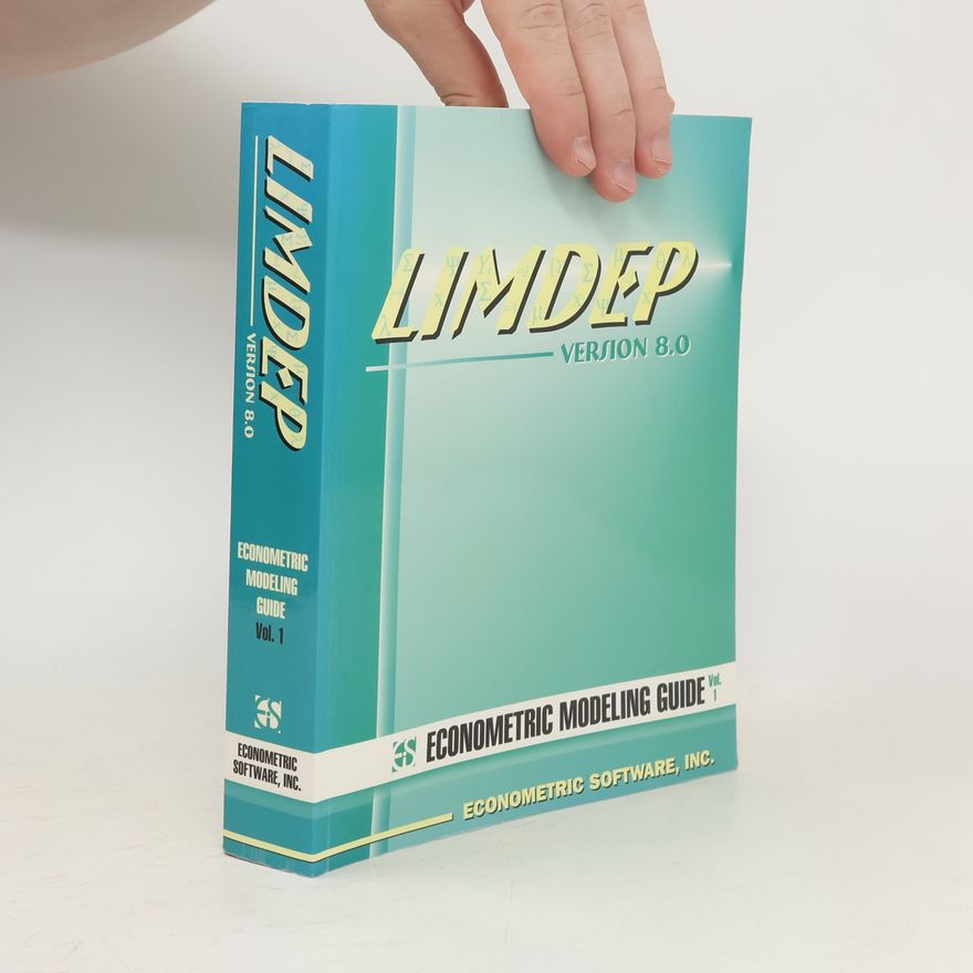 William H. Greene Limdep Version 8.0 Econometric Modeling Guide. Vol. 1