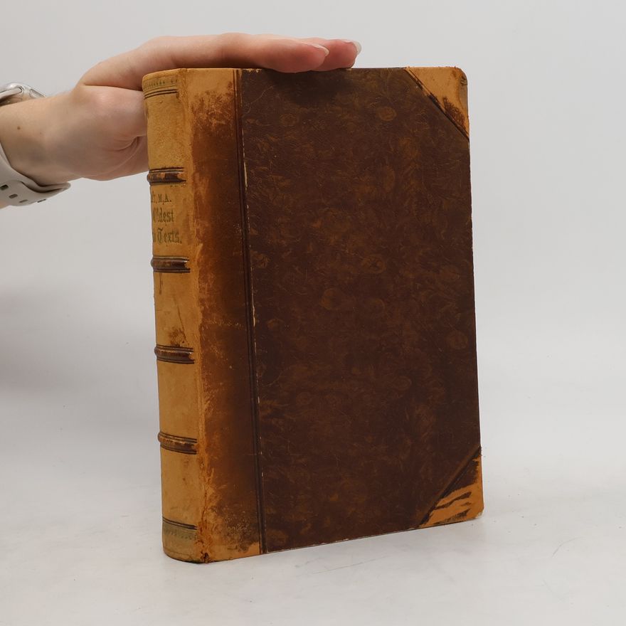 Henry Sweet The Oldest English Texts