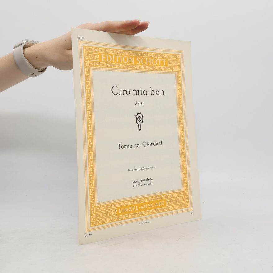 Tommaso Giordani Caro mio ben Aria