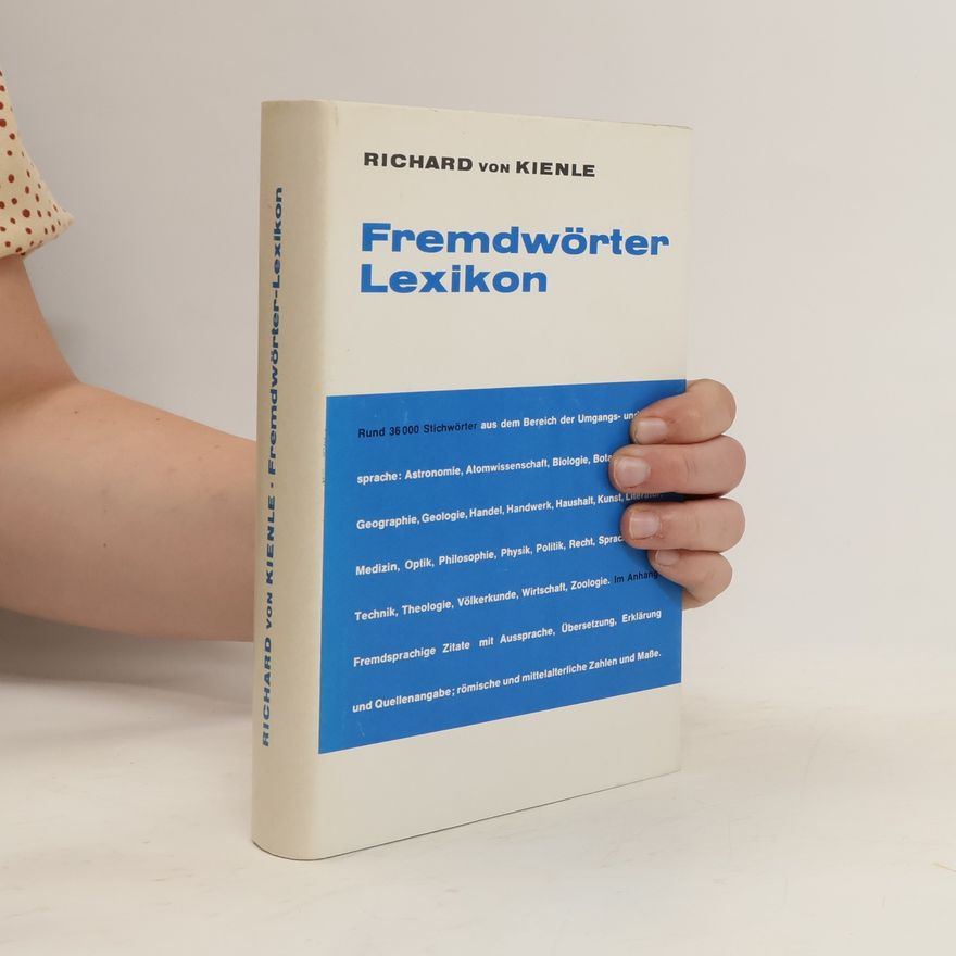 Richard von Kienle Fremdwörter Lexikon