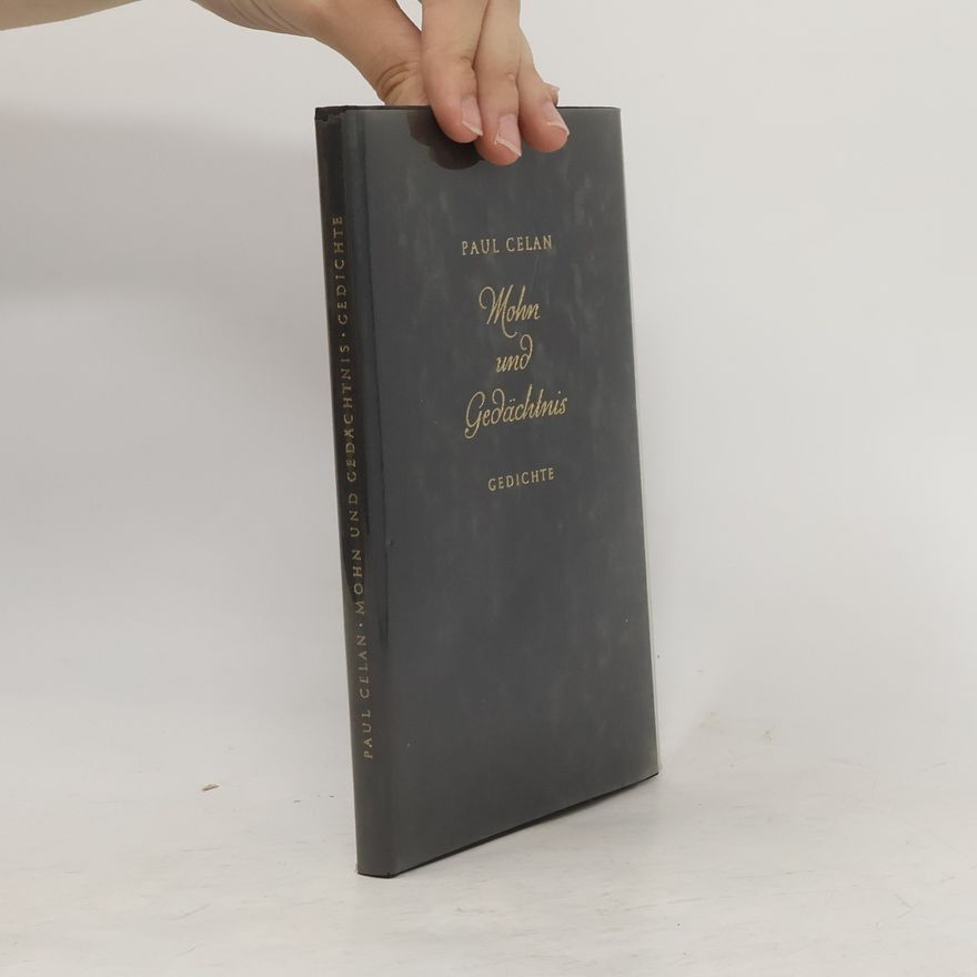 Paul Celan Mohn und Gedächtnis. Vorzugsausgabe. Gedichte.