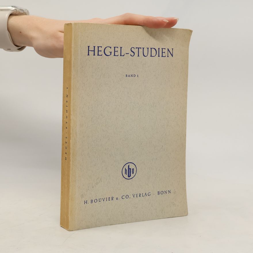 Collectif d'auteurs Hegel-Studien. Band 1