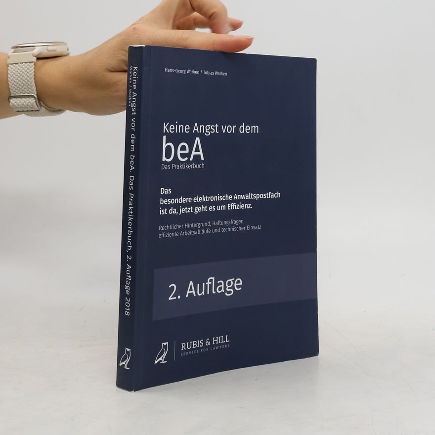 Hans Georg Warken Keine Angst vor dem beA