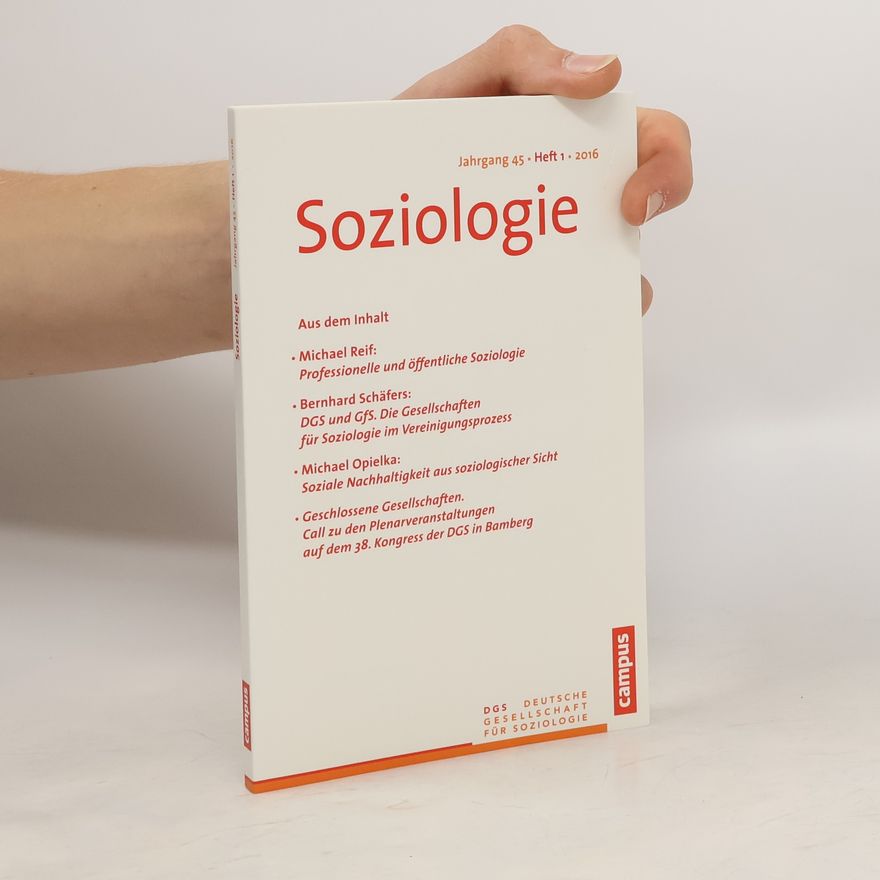 Georg Vobruba Soziologie 1/2016