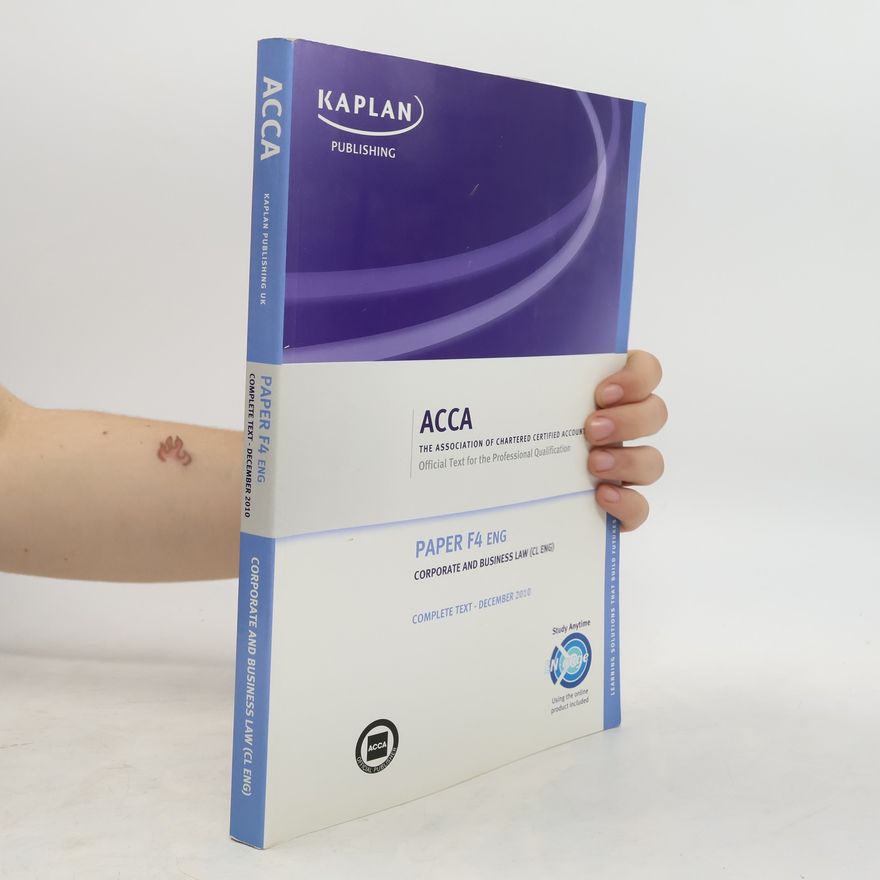 Collectif d'auteurs F4 Corporate and Business Law CL (UK) - Complete Text