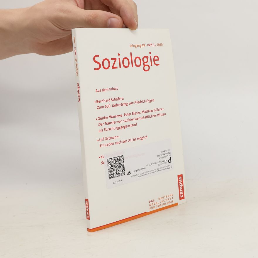 Kolektiv autorů Soziologie. Jahrgang 49. Heft 3
