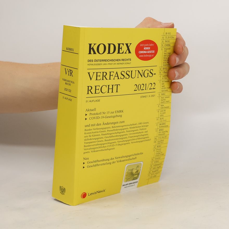 Werner Doralt KODEX Verfassungsrecht 2021/22