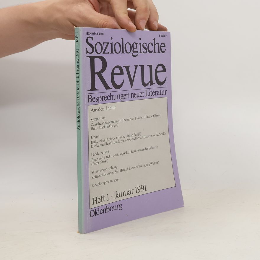 Various authors Soziologische Revue. Besprechungen neuer Literatur 1
