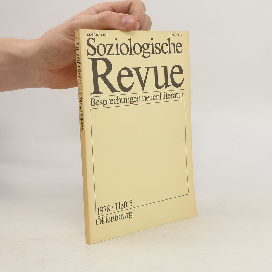 AA.VV. Soziologische Revue : Besprechungen neuer Literatur. Heft 3