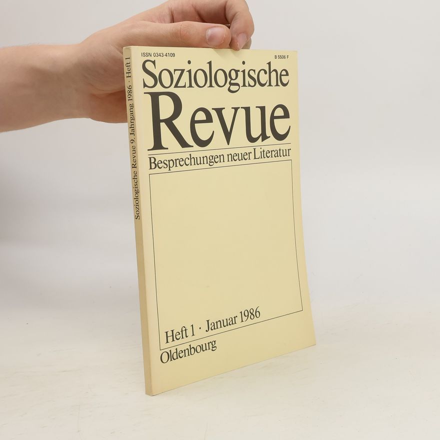 AA.VV. Soziologische Revue : Besprechungen neuer Literatur. Heft 1