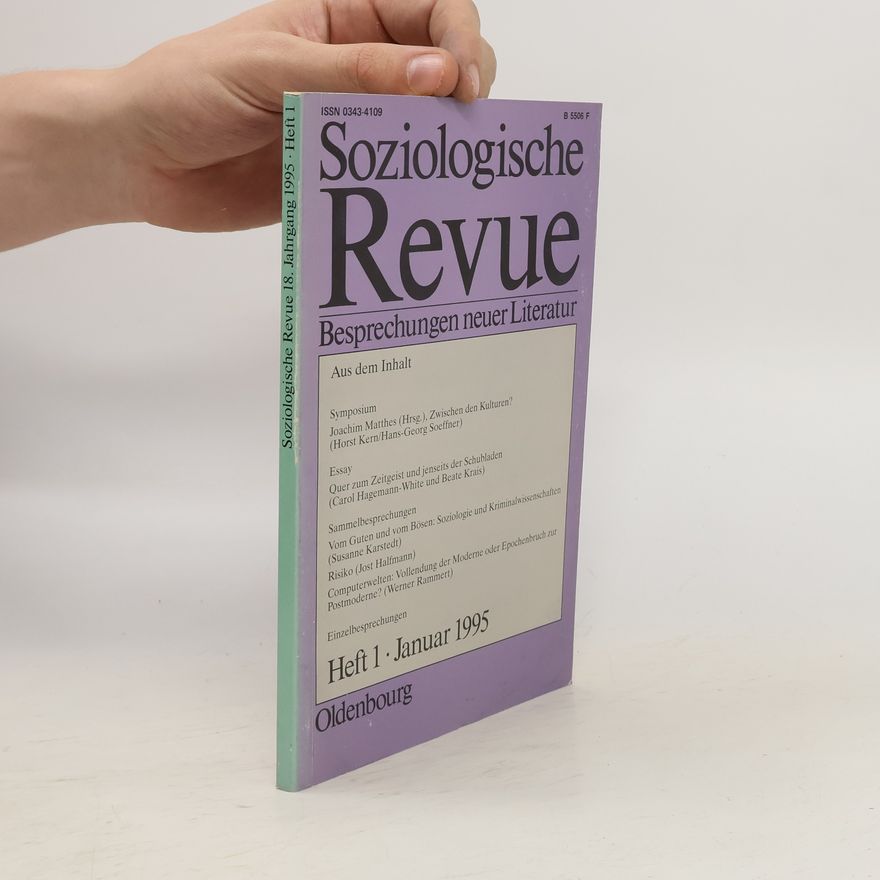 AA.VV. Soziologische Revue : Besprechungen neuer Literatur. Heft 1