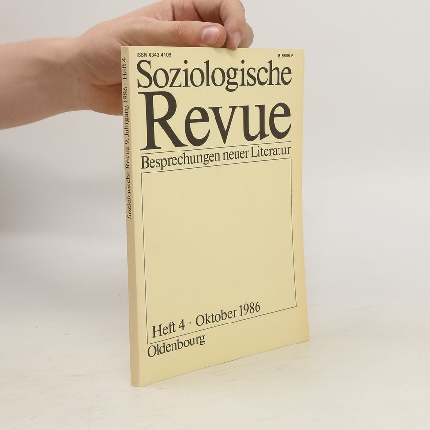 AA.VV. Soziologische Revue : Besprechungen neuer Literatur. Heft 4