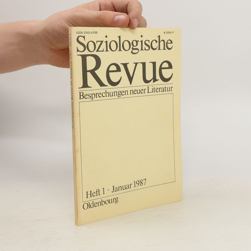 AA.VV. Soziologische Revue : Besprechungen neuer Literatur. Heft 1
