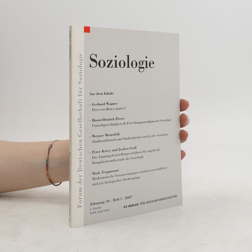 Various authors Soziologie. Jahrgang 36. Heft 1/2007