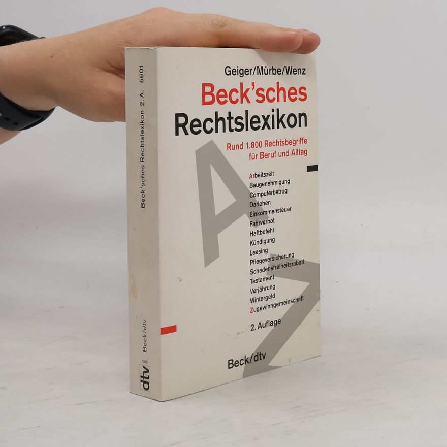 Kurt Schiml Beck'sches Rechtslexikon