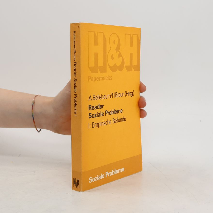 A. Bellebaum Reader soziale Probleme I: Empirische Befunde