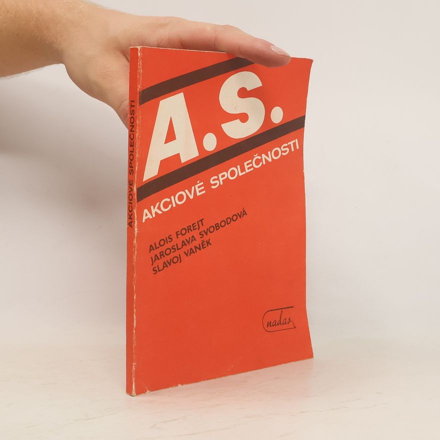Jaroslava Svobodová Akciové společnosti