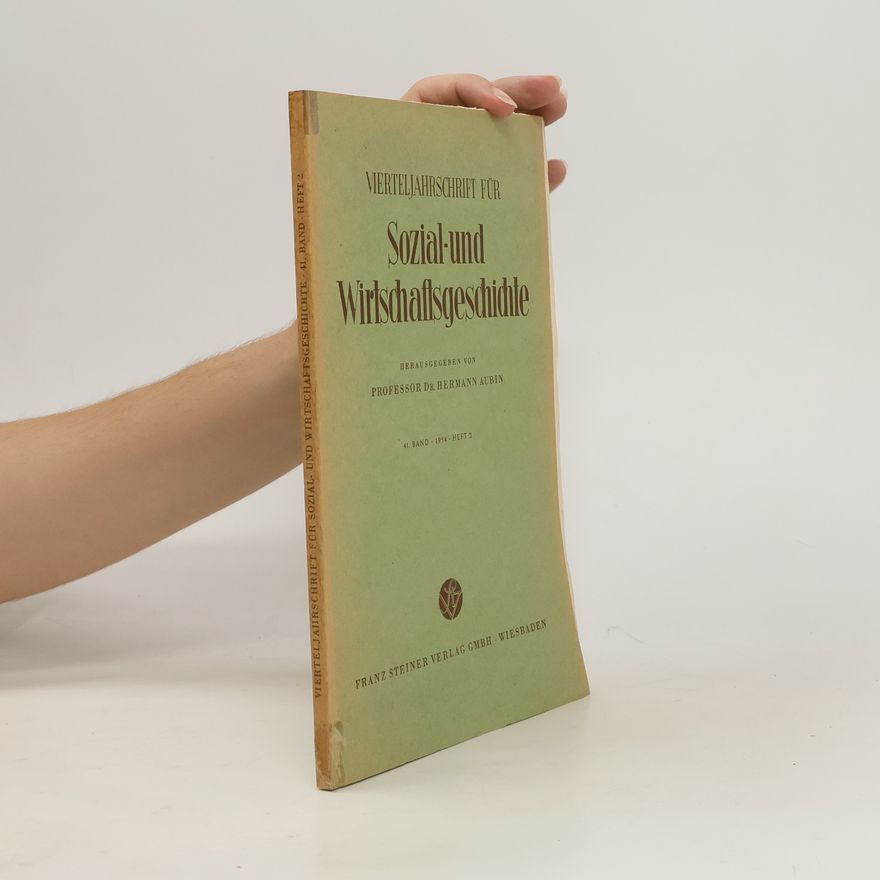 Hermann Aubin Sozial-und Wirtschaftsgeschichte 41. Heft 2