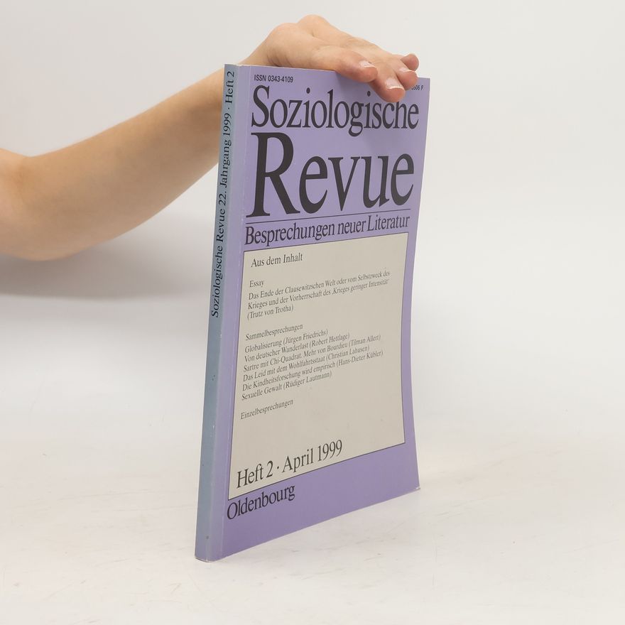 Autorenkollektiv Soziologische Revue 22. Jahrgang. Heft 2