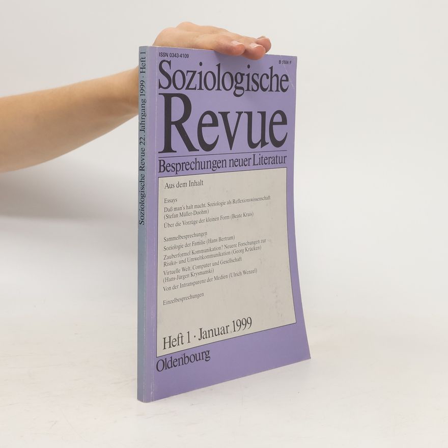 Autorenkollektiv Soziologische Revue. Heft 1