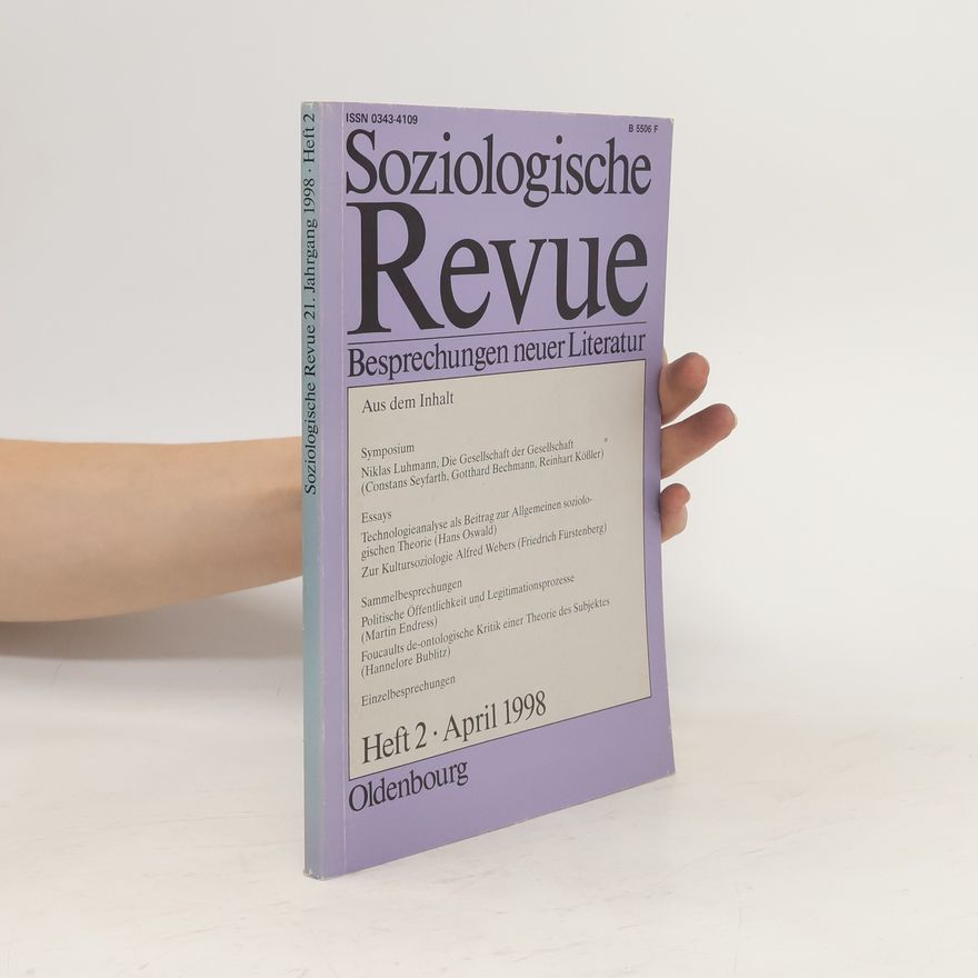 Various authors Soziologische Revue. Heft 2