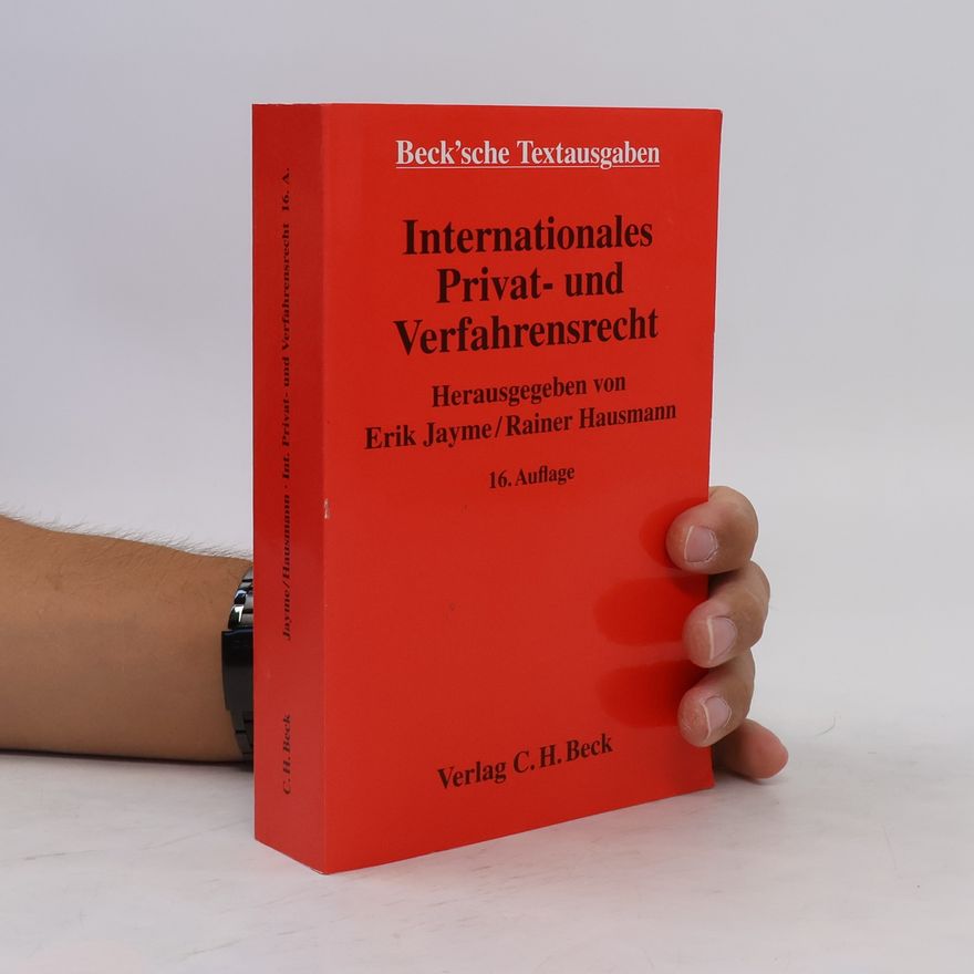 Erik Jayme Internationales Privat- und Verfahrensrecht