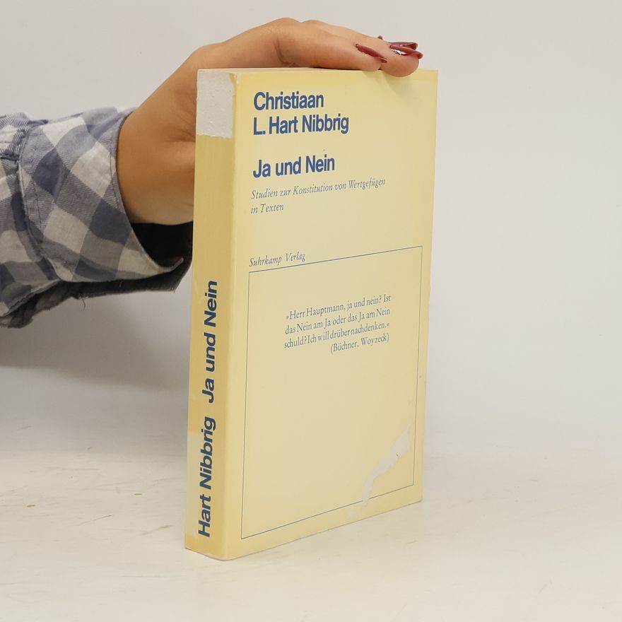 Christiaan L. Hart Nibbrig Ja und Nein