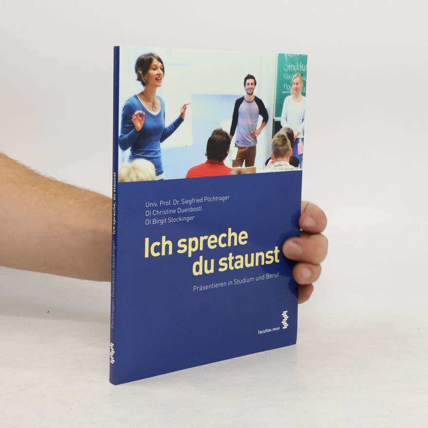 Siegfried Pöchtrager Ich spreche, du staunst