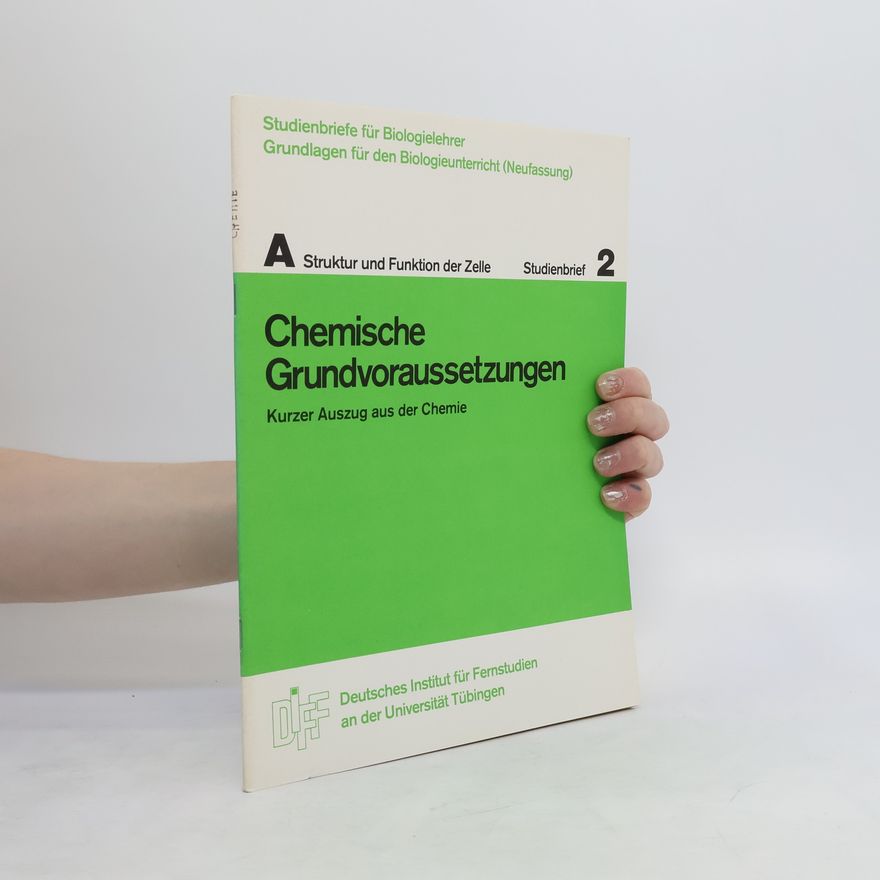 Collectif d'auteurs Chemische Grundvoraussetzungen