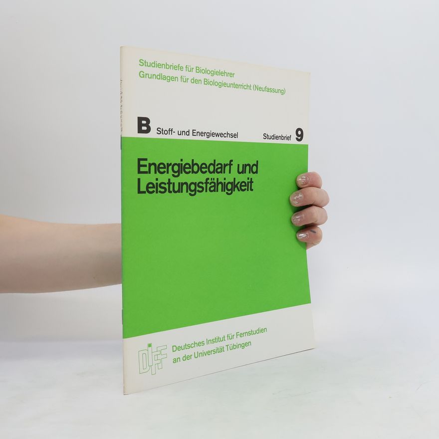 Collectif d'auteurs Energiebedarf und Leistungsfähigkeit