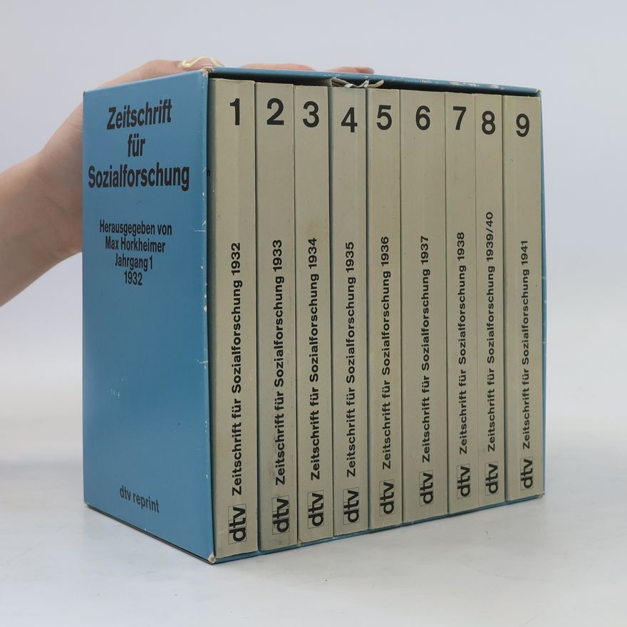 Kolektiv autorů Zeitschrift für Sozialforschung 1.-9.
