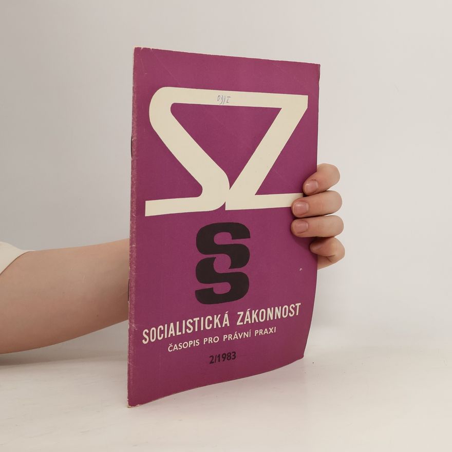 Kolektív autorov Socialistická zákonnost 2/1983