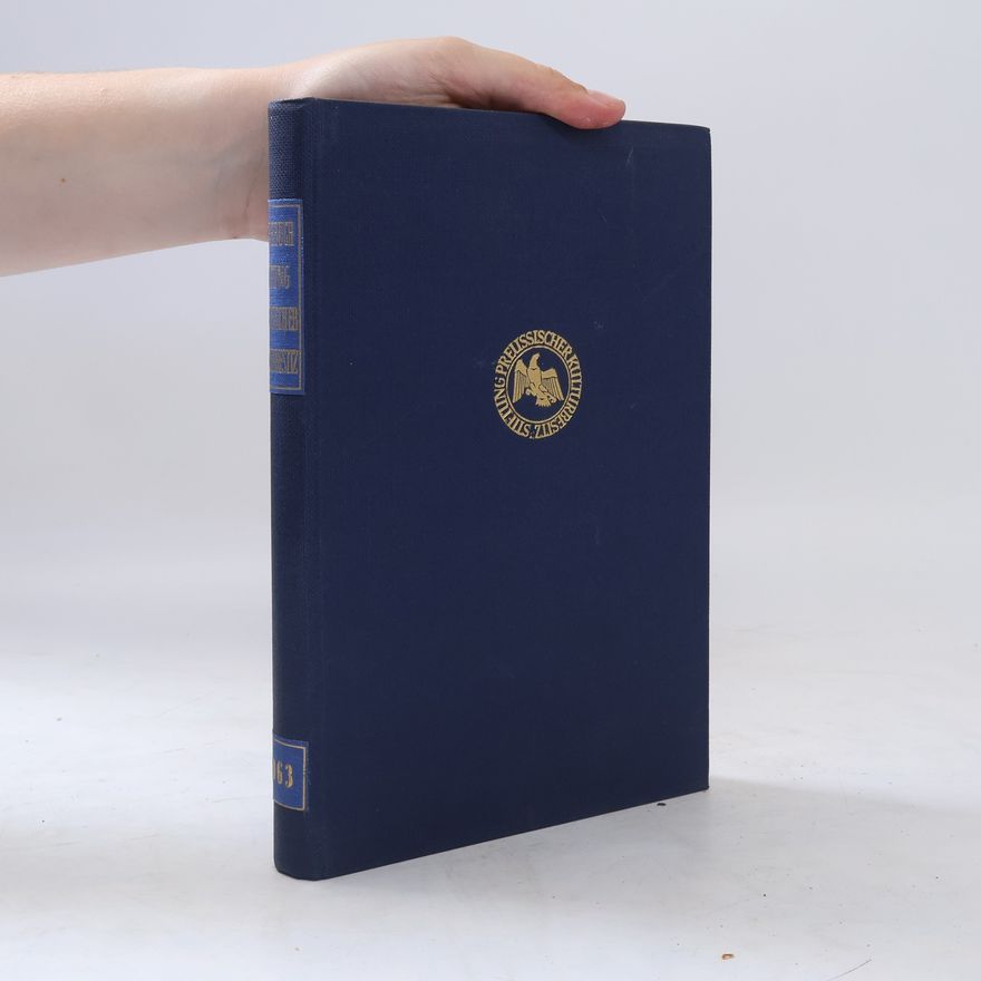 AA.VV. Jahrbuch der stiftung presussischer Kulturbesitz 1963