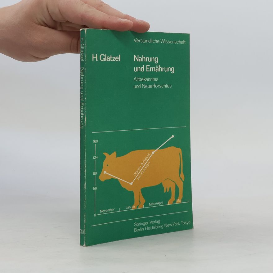 Hans Glatzel Nahrung und Ernährung