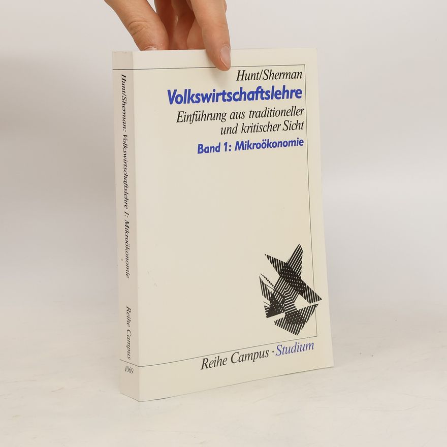 Emery K. Hunt Volkswirtschaftslehre