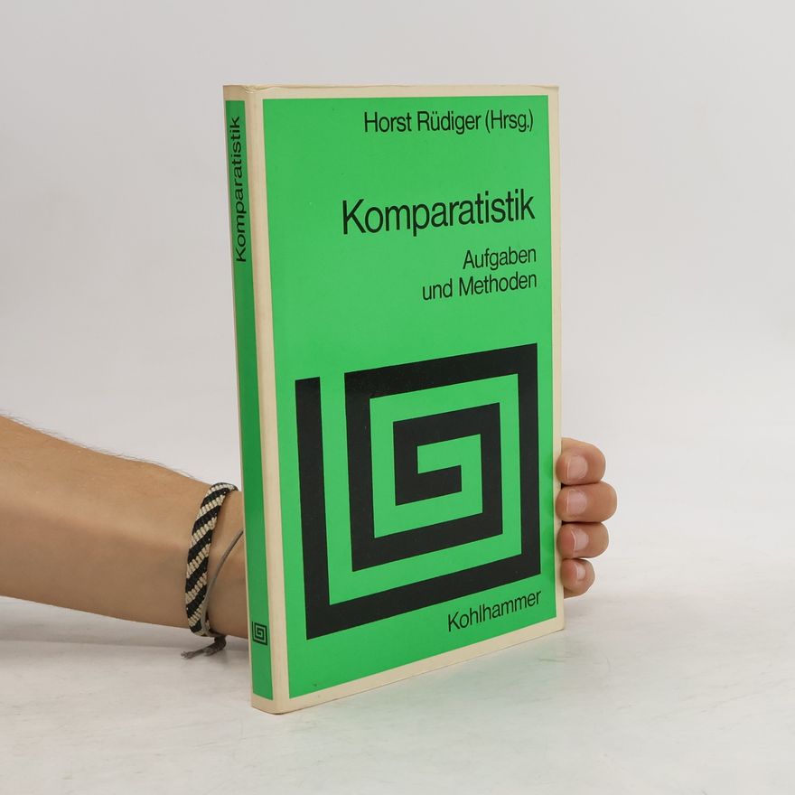 Horst Rüdiger Komparatistik