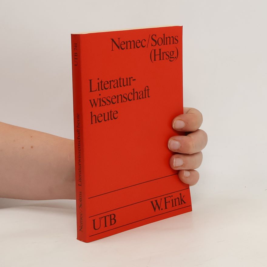 Friedrich Nemec Literaturwissenschaft heute