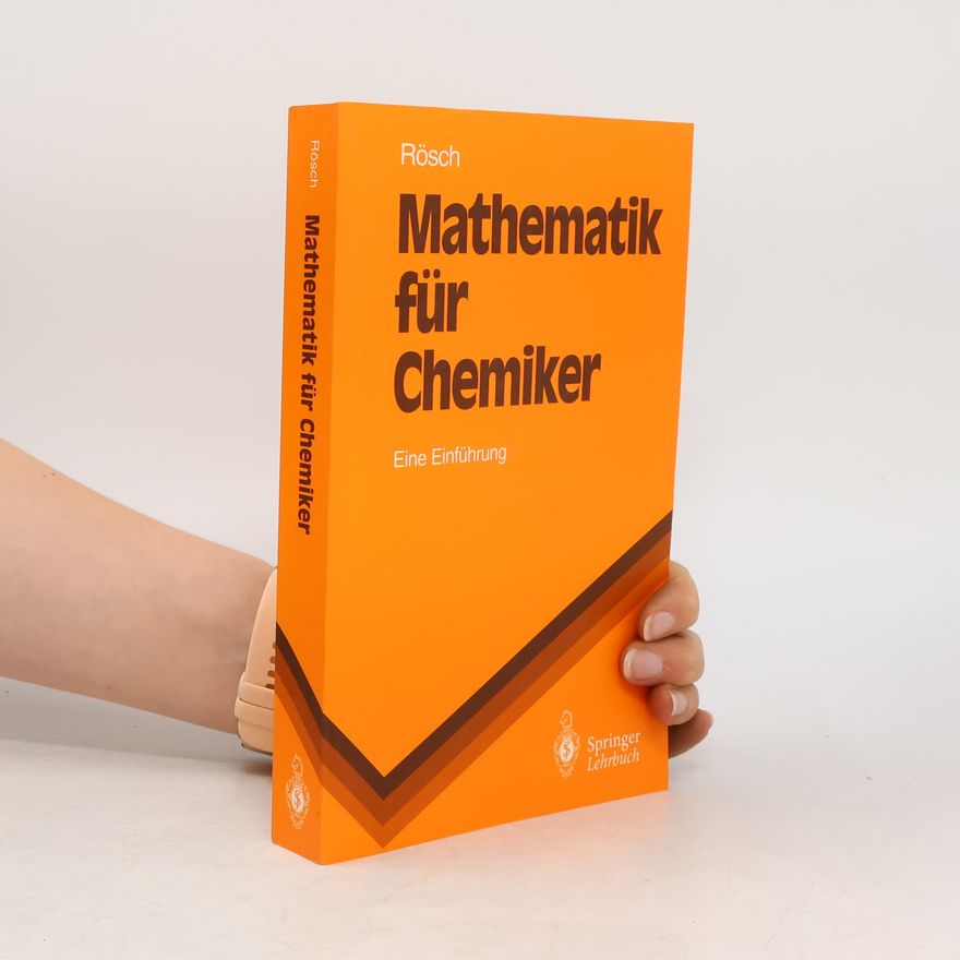 Notker Rösch Mathematik Fur Chemiker