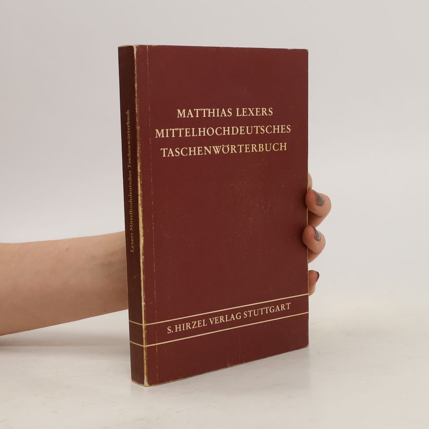 Autorenkollektiv Mittelhochdeutsches Taschenwörterbuch